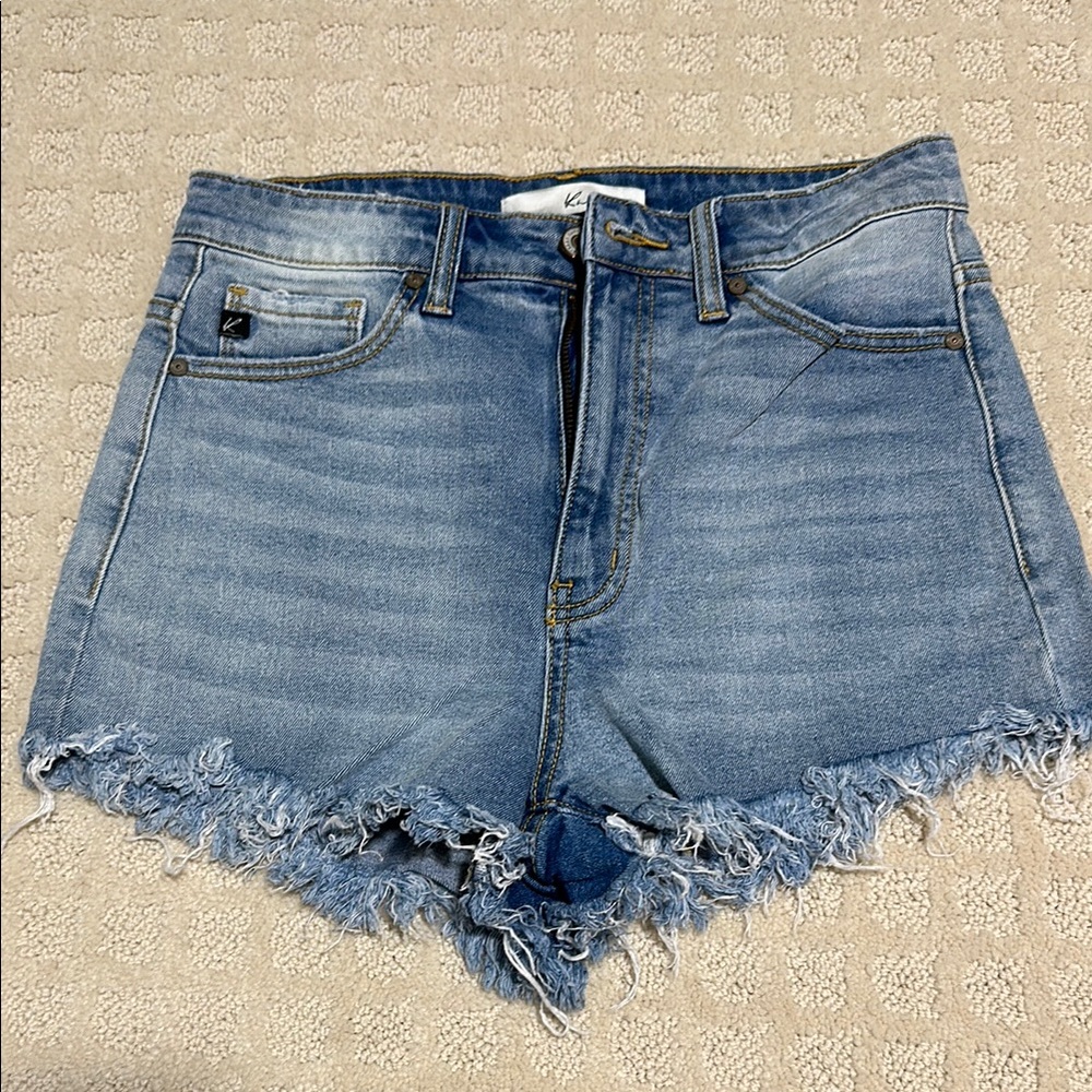 KanCan Women's Blue Denim Shorts